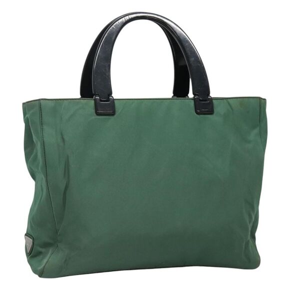 Prada Re-Nylon Green Synthetic Tote Bag (Pre-Owned) - Picture 1 of 16